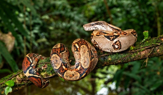 Boa constrictor constrictor fotografada no Brasil